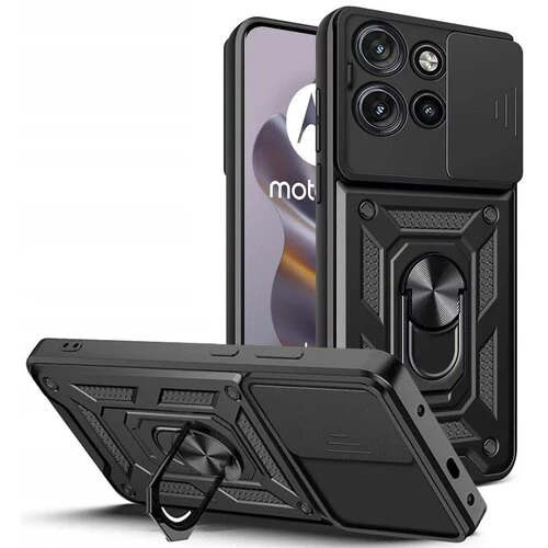 Puzdro Defender Slide Motorola Edge 50 Neo - čierne