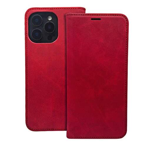 Puzdro Suede Book Samsung Galaxy A17/A26 - červené