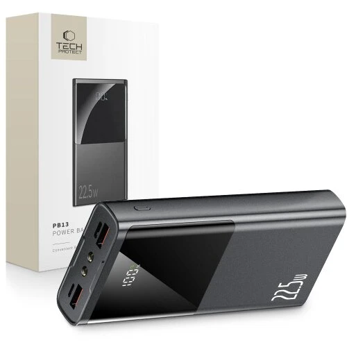 Tech-Protect PB13-22.5W Powerbanka 20000 mAh - sivá