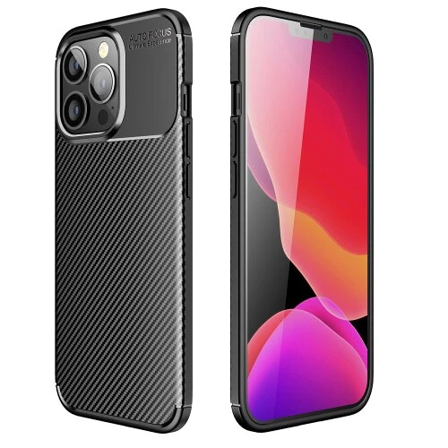 Puzdro Carbon Elite TPU Samsung Galaxy S21 5G - čierne