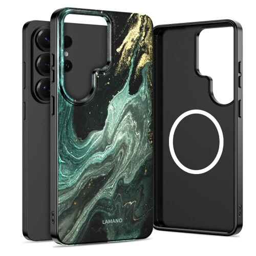 Puzdro Tech-Protect Lamano Magsafe Galaxy S26 Ultra - verde aura