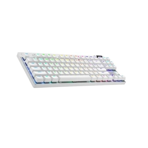 Logitech G PRO X TKL LIGHTSPEED - herná klávesnica, Tactile, biela, US
