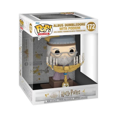 Funko POP Deluxe: HP POA- Dumbledore w/Podium