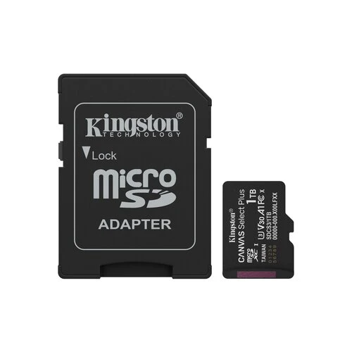 Kingston Canvas Select Plus/Micro SDXC/1TB/UHS-I U3 / Class 10/+ Adaptér