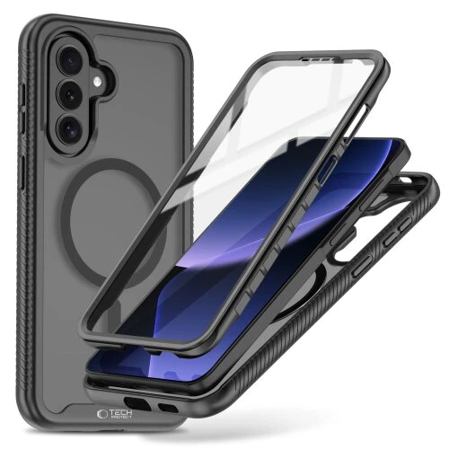 Puzdro Tech-Protect Defense Magsafe Galaxy A57 5G - matné čierne