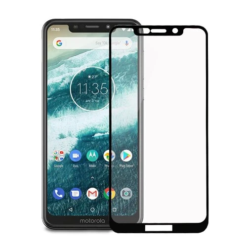 Ochranné sklo Q 9H Moto One Lite 0,3mm celotvárové - čierne