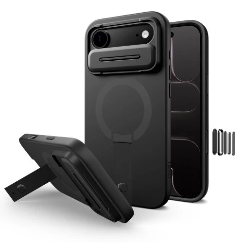 Puzdro Tech-Protect Kevlar Aura Magsafe iPhone Air - čierne