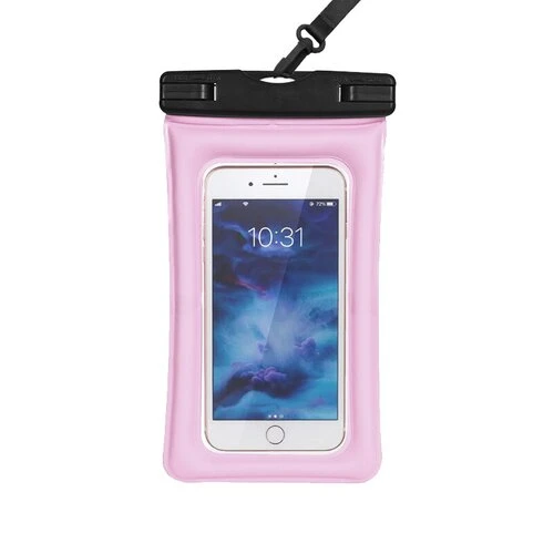 Pink Airbag Waterproof Phone Pouch
