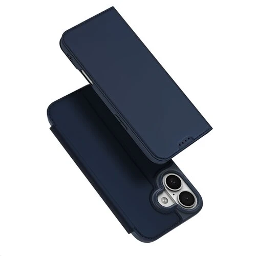 Puzdro Dux Ducis Skin Book iPhone 17 - modré