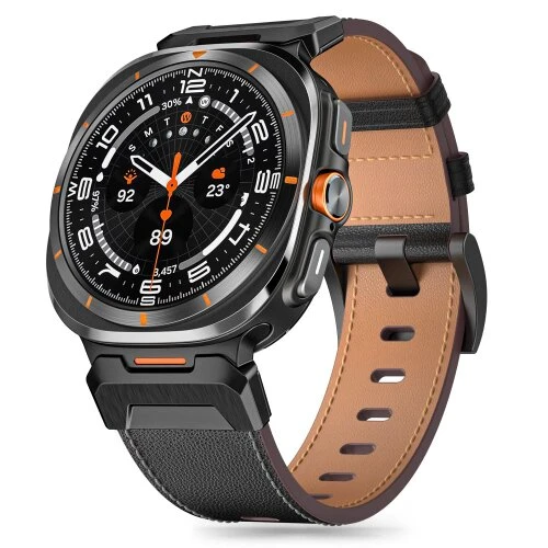 Remienok Tech-Protect Delta Pro Samsung Galaxy Watch Ultra 2024/2025 (47 mm) - leather black