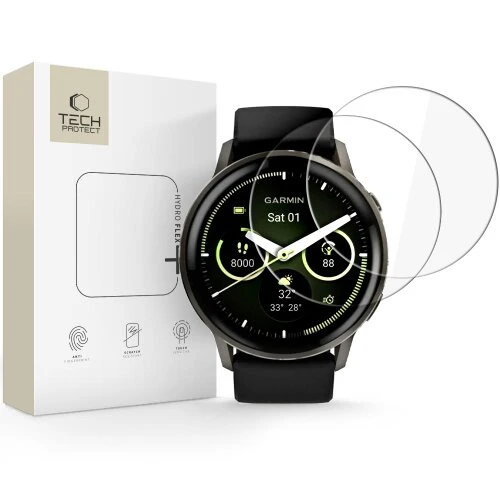 Hydrogélová fólia Tech-Protect Hydro Flex+ Garmin Venu 4 (45 mm), 2 ks