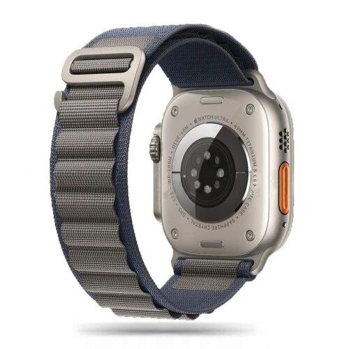 Remienok Tech-Protect Nylon Pro Apple Watch 8/9/10/11/SE/Ultra (44/45/46/49 mm) - tmavo-modrý/sivý