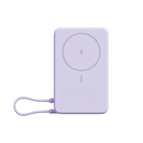 Xiaomi Magnetická Powerbanka 33W 10000mAh s Integrovaným USB-C Kabelem a Stojánkem Purple