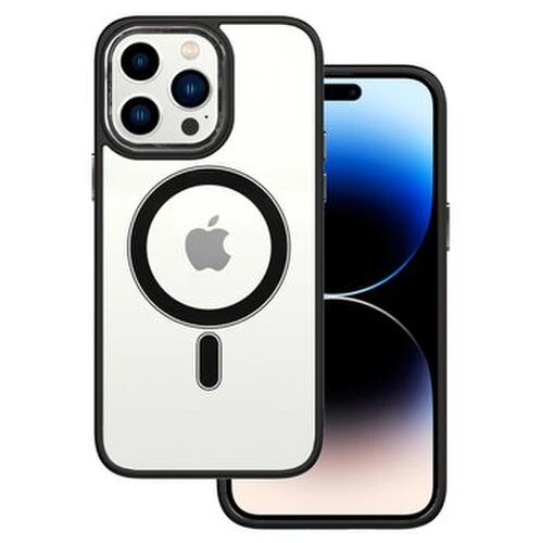 Puzdro Tel Protect Magsafe Clear iPhone 14 Pro - čierne