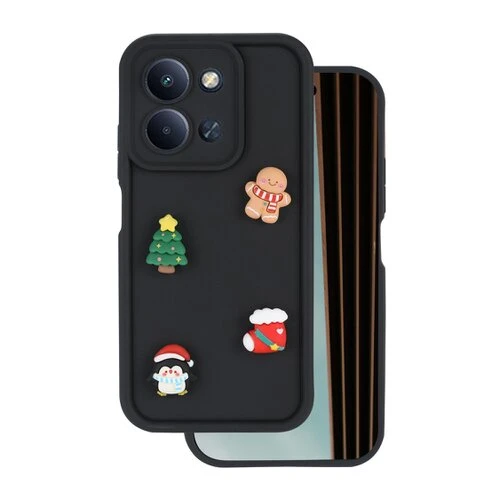 Puzdro Ultra Trendy 3D Xiaomi Redmi 15C, vianočné - čierne