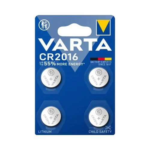 Varta CR 2016 Baterie 4ks