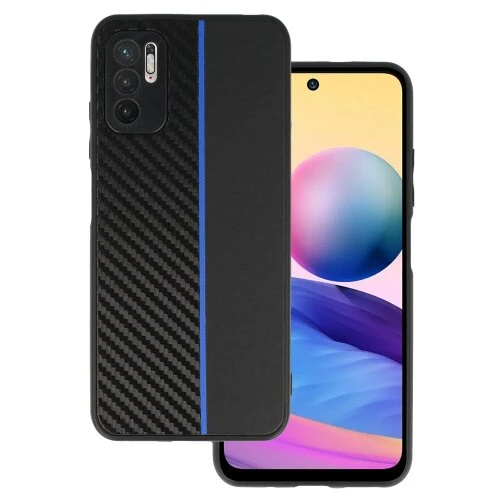 Puzdro Tel Protect Carbon Xiaomi Redmi Note 10 5G - čierno-modré