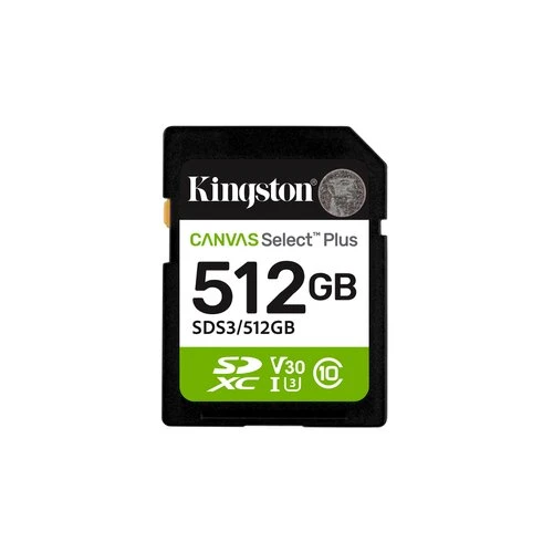 Kingston Canvas Select Plus/SDXC/512GB/UHS-I U3 / Class 10