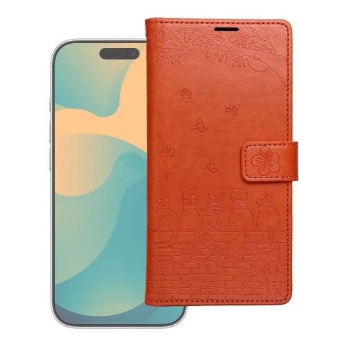 Flip case for Redmi NOTE 15 PRO PLUS 5G Mezzo Book cats brown