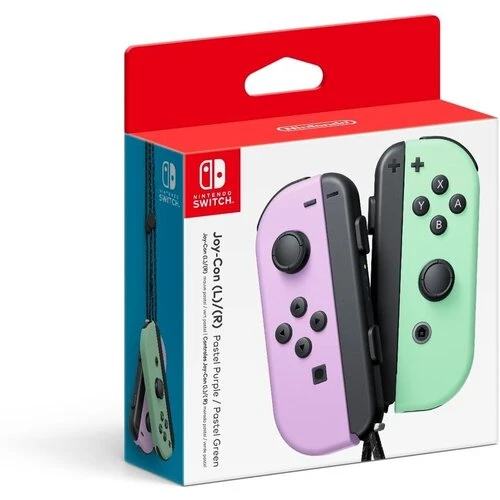 Nintendo Joy-Con Pair, pastel purple / pastel green