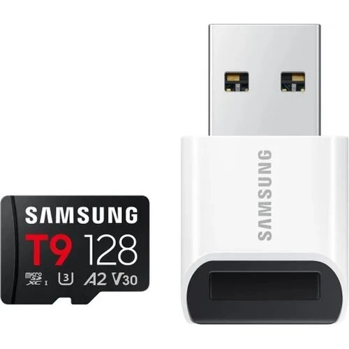 Samsung microSD T9 128GB + USB Adaptér