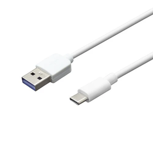 Kábel mobilNET Dátový USB - Type C, 2A, 1M, Eko balenie, biela