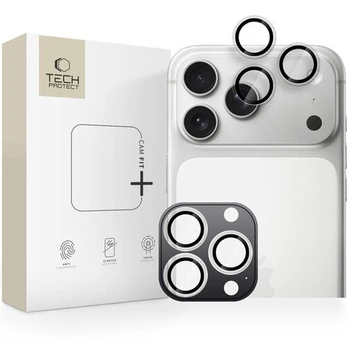 Ochranné sklo na fotoaparát Tech-Protect Camring Fit+ IPHONE 14 PRO / MAX / 15 PRO / MAX / 16 PRO / MAX / 18 Pro/17 Pro