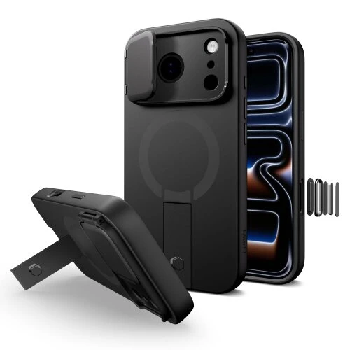 Puzdro Tech-Protect Kevlar Aura Magsafe iPhone 17 Pro Max - čierne