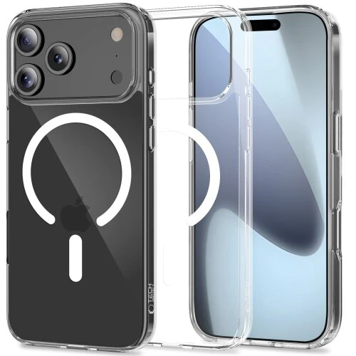 Puzdro Tech-Protect Flexair Hybrid Magsafe iPhone 17 Pro Max - transparentné