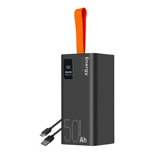 OBAL:ME EnergyPulse Powerbank 50000mAh 22.5W - Čierna
