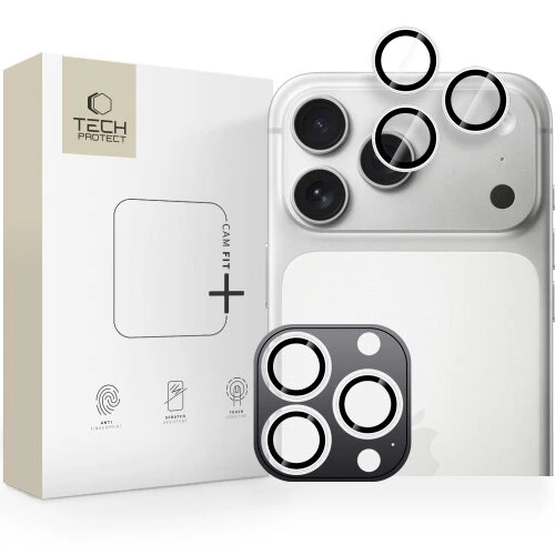Ochranné sklo na fotoaparát Tech-Protect Camring Fit+ IPHONE 14 PRO / MAX / 15 PRO / MAX / 16 PRO / MAX / 18 Pro/17 Pro