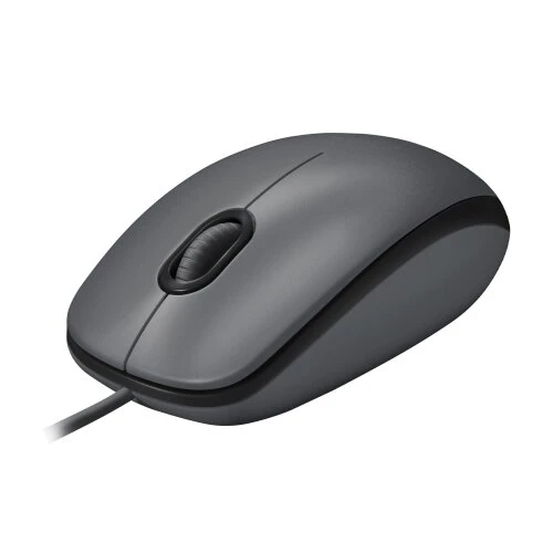 Logitech M100 - USB káblová myš - čierna