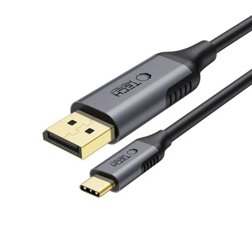 Kábel Tech-Protect Ultraboost USB-C – DisplayPort 1.4 8K 60Hz, 1,8 m - čierny