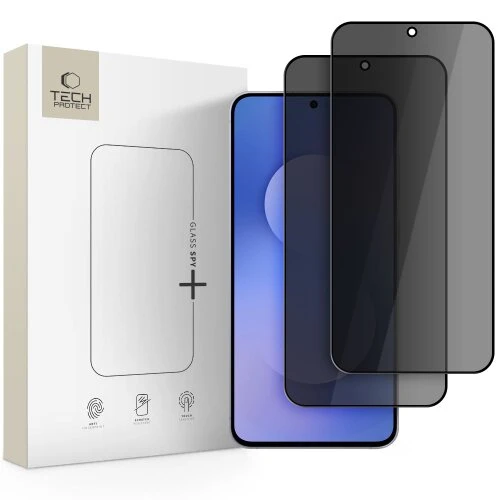 Ochranné sklo Privacy Tech-Protect Glass Spy+ Galaxy A37/A57 5G/S25 FE, 2 ks