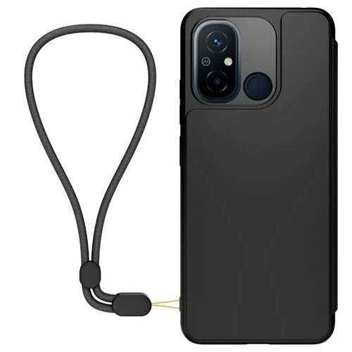 Made for Xiaomi Book Pouzdro pro Redmi 12C/11A s Poutkem Black
