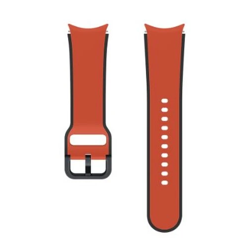 ET-STR90SRE Samsung Galaxy Watch 4/4 Classic/5/5 Pro Dvoubarevný Sportovní Řemínek 20mm S/M Red