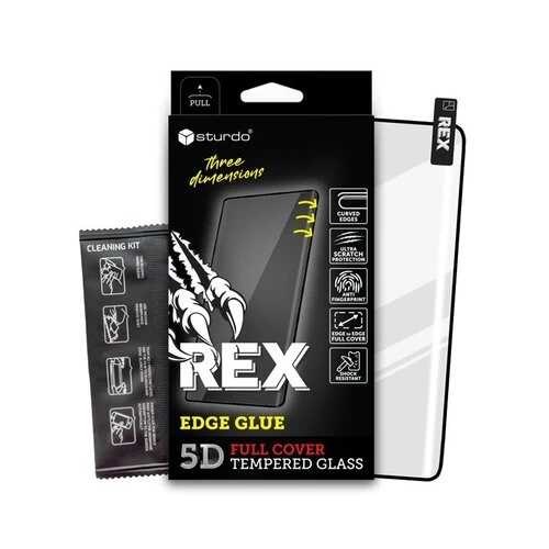 Ochranné sklo Sturdo Rex Samsung Galaxy S20 Plus, fullglue, celotvárové - čierne