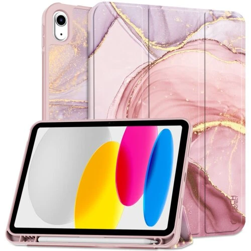 Puzdro Tech-Protect SC Pen iPad 10.9" 10 (2022)/11" 11 (2025) - mramorové