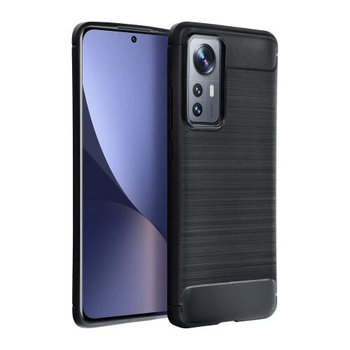 Puzdro Carbon Lux TPU Motorola G05/E15 - čierne