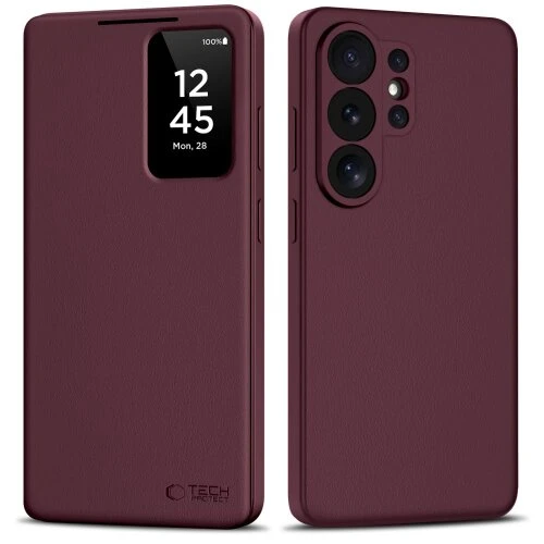 Puzdro Tech-Protect Smart Book Galaxy S26 Ultra - mulberry