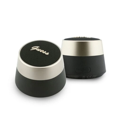 Guess Script Metal Logo Bluetooth Reproduktor 5W Black