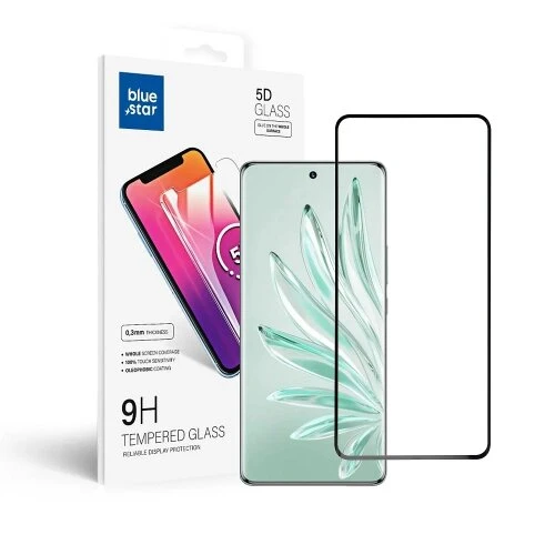 Ochranné sklo Blue Star 9H Honor 70 5G, celotvárové - čierne