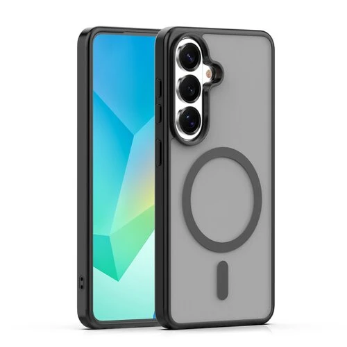 Puzdro Magsafe Matt TPU Samsung Galaxy A16 4G/5G/A17 4G/5G/A18 5G, matné - čierne