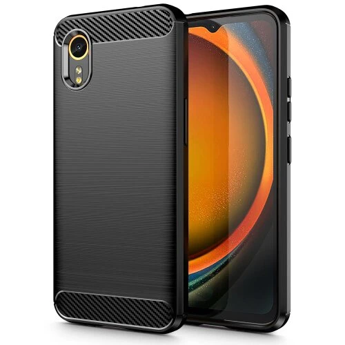 Puzdro Tech-Protect TPUCarbon Galaxy XCover 7 - čierne