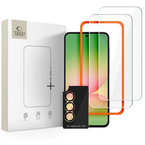 Ochranné sklo Tech-Protect Easy Set+ Galaxy A37 5G, 3 ks