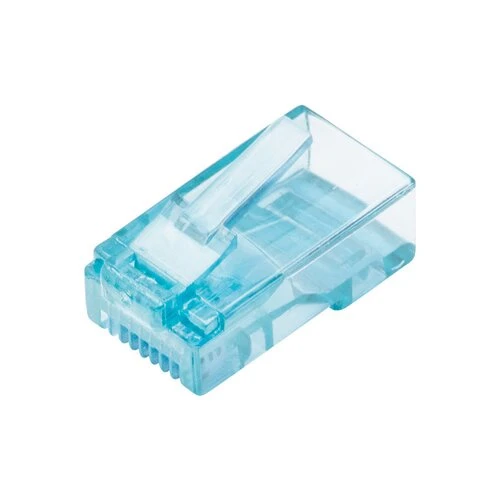 mobilNET LAN konektor RJ45 CAT 5.0, 10ks, modrý