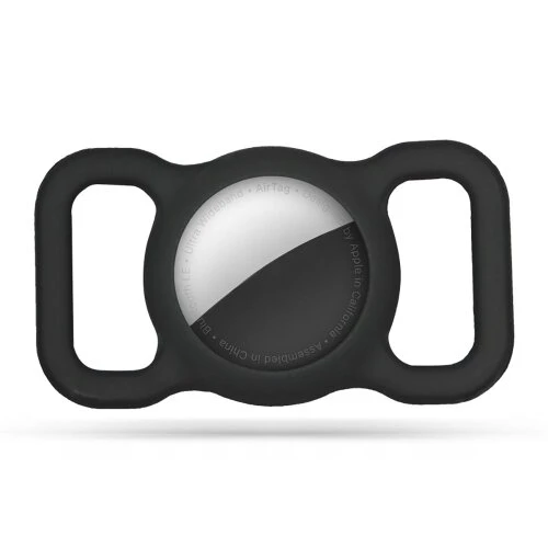 Puzdro Tech-Protect Smooth for Pet Apple AirTag 1/2 - čierne