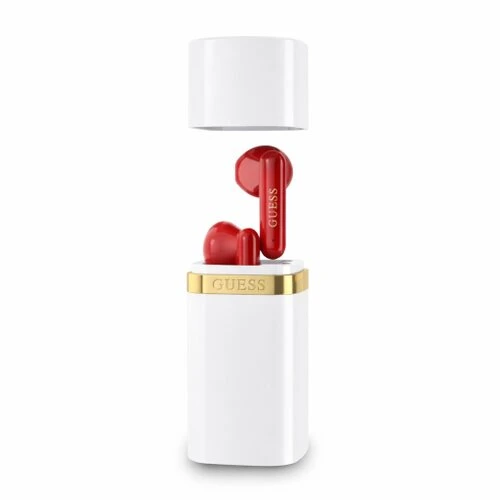 Guess Lipstick Shape TWS Bezdrátová Sluchátka White