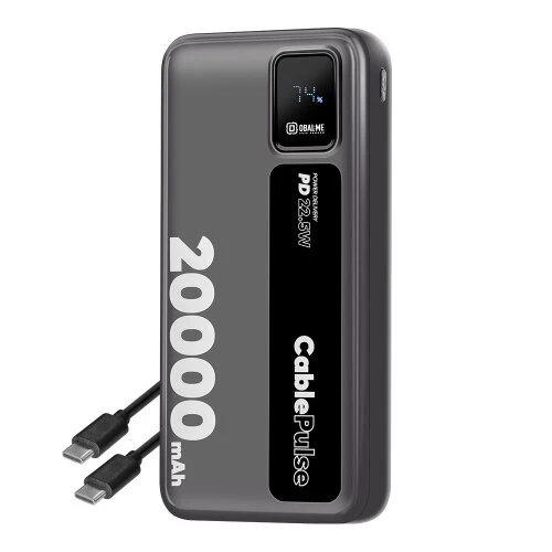 OBAL:ME CablePulse Powerbanka 20000mAh 22,5W - Čierna