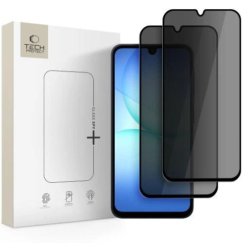 Ochranné sklo Privacy Tech-Protect Glass Spy+ Galaxy A16 4G/5G/A26 5G/A17 4G/5G, 2 ks